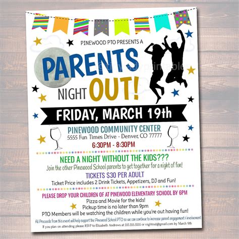 Parent Night Flyer Template